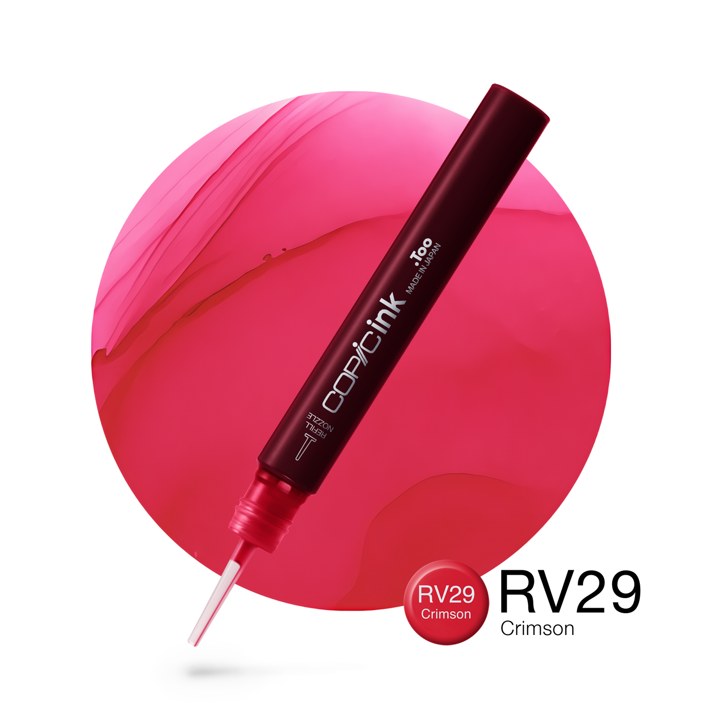 Copic Ink Refill RV29 Crimson <inline style="float: right; margin-right: 10px; background-color: rgb(240, 71, 128);">&nbsp;&nbsp;&nbsp;&nbsp;&nbsp;&nbsp; </inline>