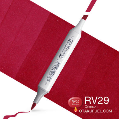 Copic Sketch RV29 Crimson Marker <inline style="float: right; margin-right: 10px; background-color: rgb(240, 71, 128);">&nbsp;&nbsp;&nbsp;&nbsp;&nbsp;&nbsp; </inline>
