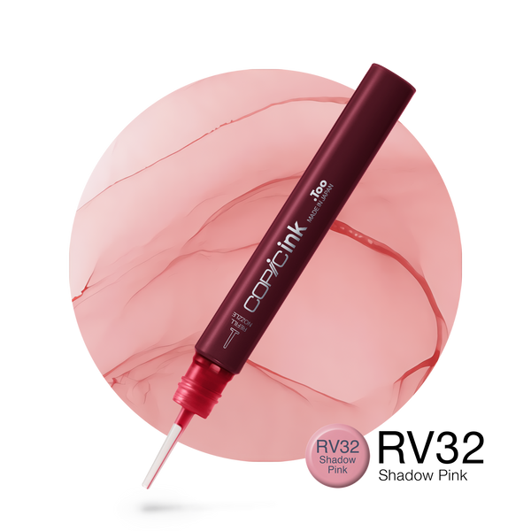 Copic Ink Refill RV32 Shadow Pink <inline style="float: right; margin-right: 10px; background-color: rgb(245, 210, 213);">&nbsp;&nbsp;&nbsp;&nbsp;&nbsp;&nbsp; </inline>