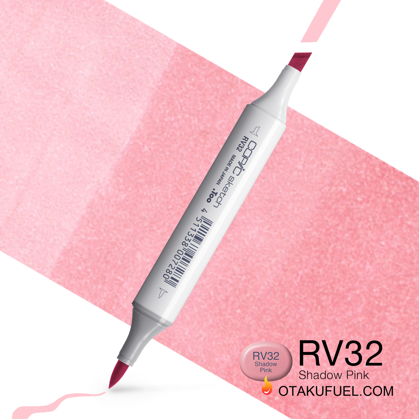 Copic Sketch RV32 Shadow Pink Marker <inline style="float: right; margin-right: 10px; background-color: rgb(245, 210, 213);">&nbsp;&nbsp;&nbsp;&nbsp;&nbsp;&nbsp; </inline>