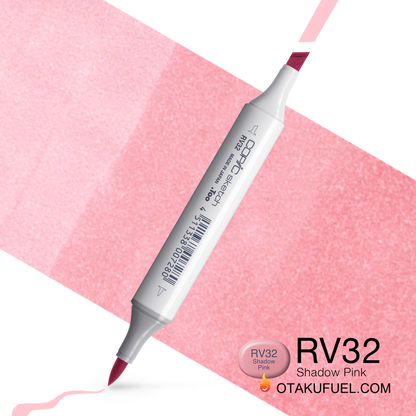 Copic Sketch RV32 Shadow Pink Marker <inline style="float: right; margin-right: 10px; background-color: rgb(245, 210, 213);">&nbsp;&nbsp;&nbsp;&nbsp;&nbsp;&nbsp; </inline>