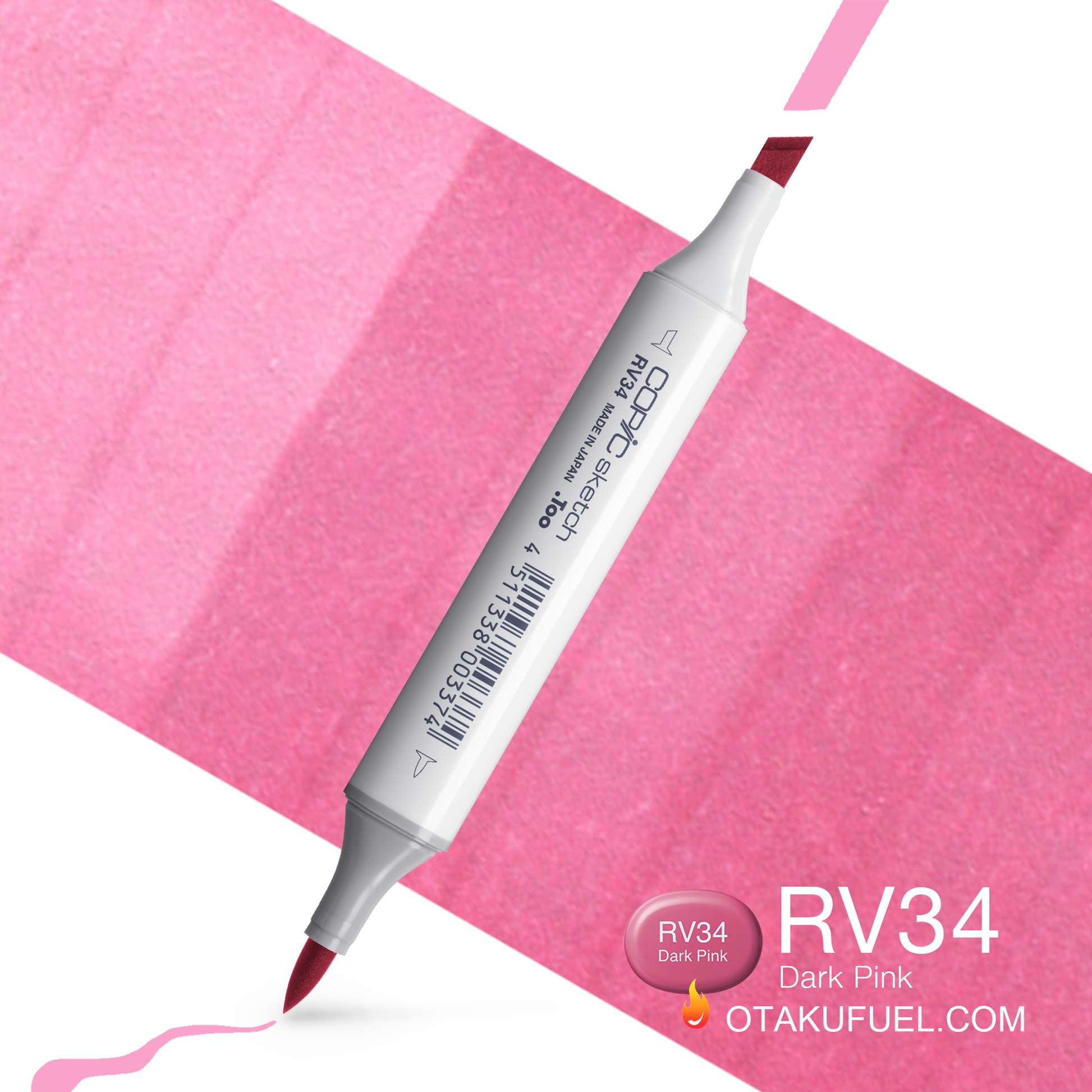 Copic Rv34 Copic Sketch RV34 Dark Pink Marker – OtakuFuel