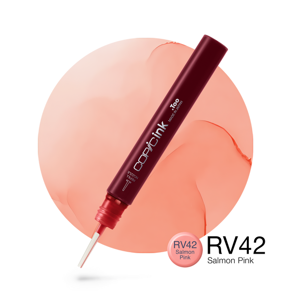 Copic Ink Refill RV42 Salmon Pink <inline style="float: right; margin-right: 10px; background-color: rgb(250, 187, 182);">&nbsp;&nbsp;&nbsp;&nbsp;&nbsp;&nbsp; </inline>
