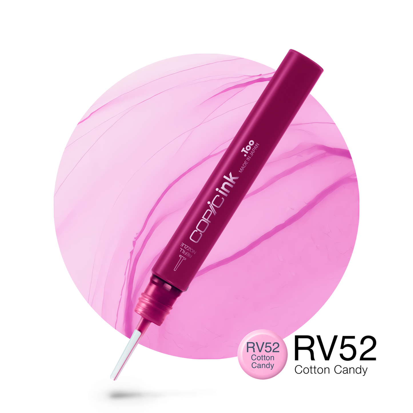 Copic Ink Refill RV52 Cotton Candy <inline style="float: right; margin-right: 10px; background-color: rgb(249, 200, 221);">&nbsp;&nbsp;&nbsp;&nbsp;&nbsp;&nbsp; </inline>