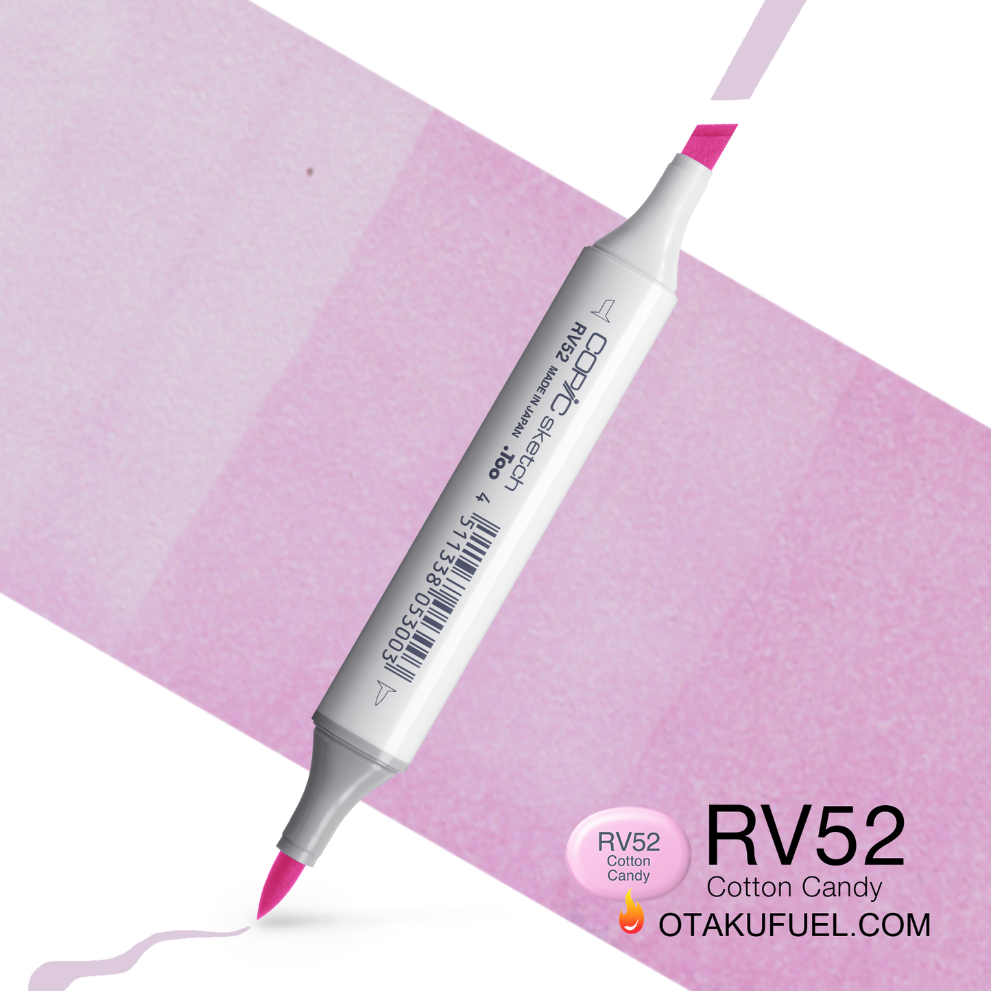 Copic Sketch RV52 Cotton Candy Marker <inline style="float: right; margin-right: 10px; background-color: rgb(249, 200, 221);">&nbsp;&nbsp;&nbsp;&nbsp;&nbsp;&nbsp; </inline>