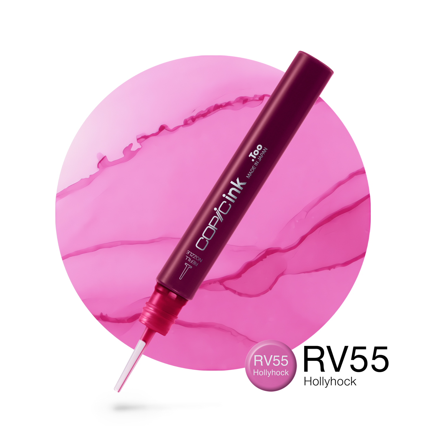 Copic Ink Refill RV55 Hollyhock <inline style="float: right; margin-right: 10px; background-color: rgb(227, 148, 190);">&nbsp;&nbsp;&nbsp;&nbsp;&nbsp;&nbsp; </inline>