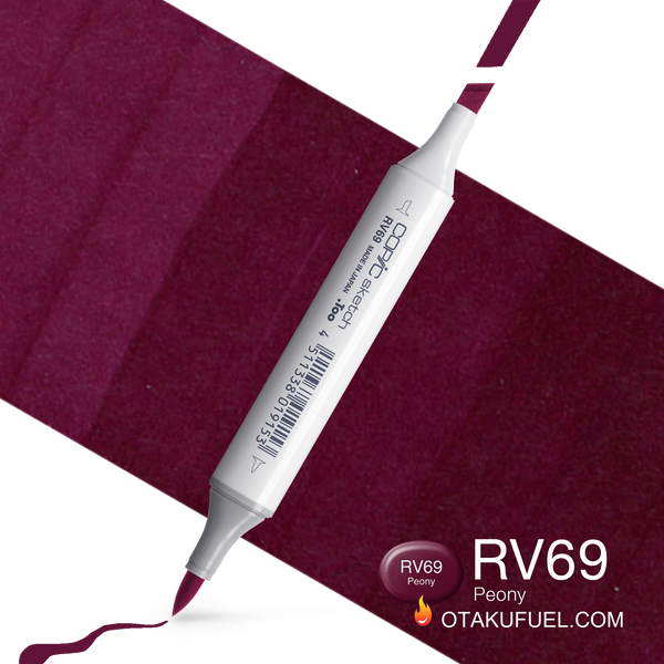 Copic Sketch RV69 Peony Marker <inline style="float: right; margin-right: 10px; background-color: rgb(124, 84, 100);">&nbsp;&nbsp;&nbsp;&nbsp;&nbsp;&nbsp; </inline>