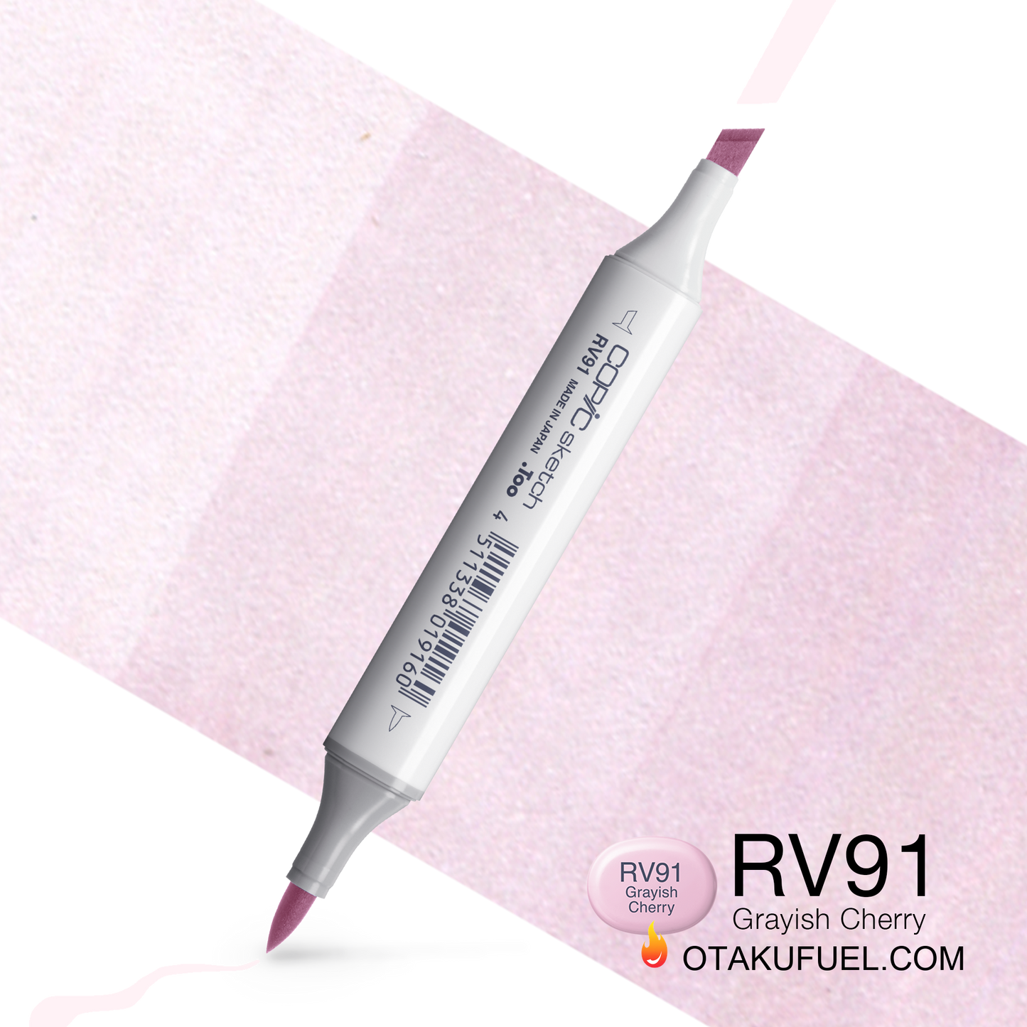 Copic Sketch RV91 Grayish Cherry Marker <inline style="float: right; margin-right: 10px; background-color: rgb(225, 207, 217);">&nbsp;&nbsp;&nbsp;&nbsp;&nbsp;&nbsp; </inline>