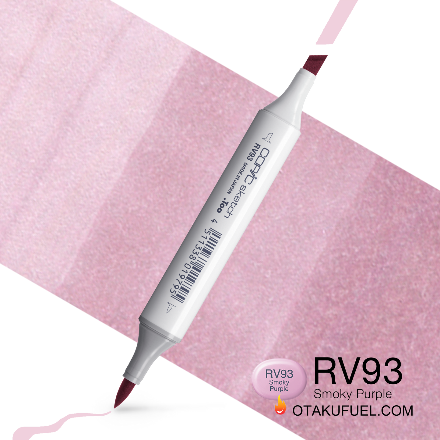 Copic Sketch RV93 Smokey Purple Marker <inline style="float: right; margin-right: 10px; background-color: rgb(221, 175, 192);">&nbsp;&nbsp;&nbsp;&nbsp;&nbsp;&nbsp; </inline>