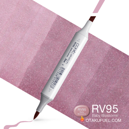 Copic Sketch RV95 Baby Blossoms Marker <inline style="float: right; margin-right: 10px; background-color: rgb(182, 132, 161);">&nbsp;&nbsp;&nbsp;&nbsp;&nbsp;&nbsp; </inline>
