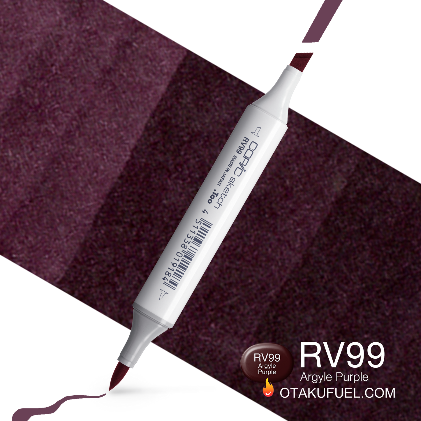 Copic Sketch RV99 Argyle Purple Marker <inline style="float: right; margin-right: 10px; background-color: rgb(79, 67, 76);">&nbsp;&nbsp;&nbsp;&nbsp;&nbsp;&nbsp; </inline>