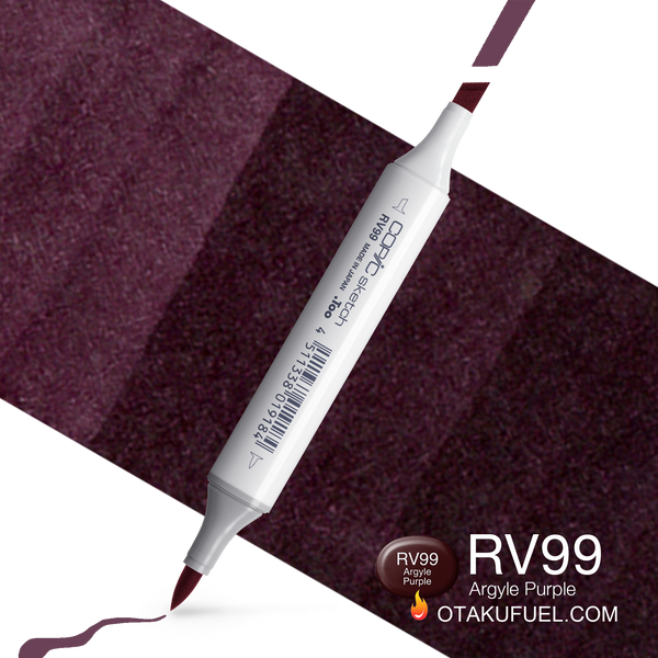 Copic Sketch RV99 Argyle Purple Marker <inline style="float: right; margin-right: 10px; background-color: rgb(79, 67, 76);">&nbsp;&nbsp;&nbsp;&nbsp;&nbsp;&nbsp; </inline>