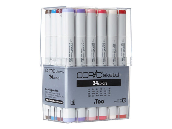 Copic Sketch Markers: 24 Color Set [Basic Set]