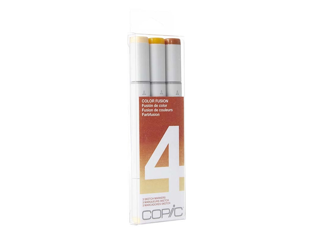 Copic Sketch Color Fusion Set 4 - Set of 3 Markers