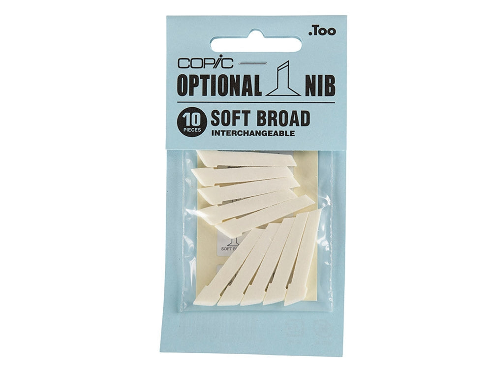 COPIC Classic - Marker Replacement Nibs - Soft Broad (Set of 10)