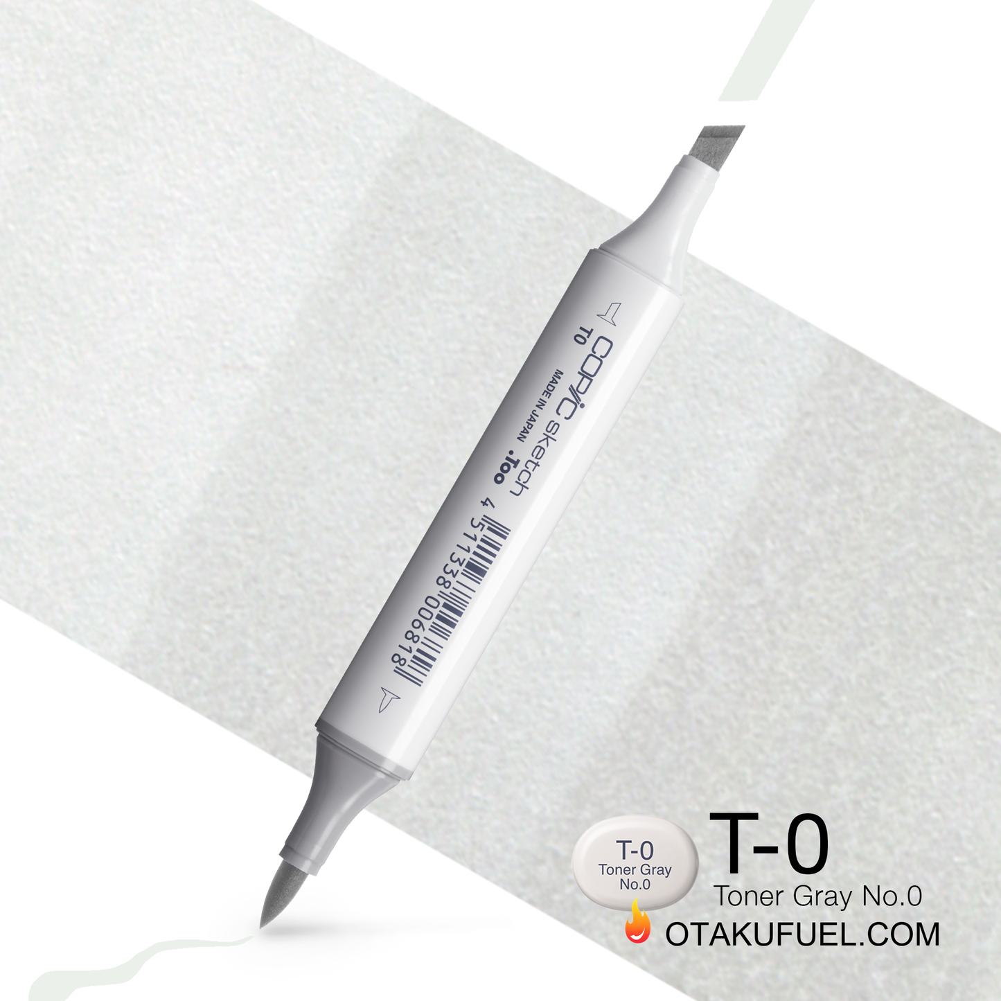 Copic Sketch T0 Toner Gray No. 0 Marker <inline style="float: right; margin-right: 10px; background-color: rgb(236, 237, 239);">&nbsp;&nbsp;&nbsp;&nbsp;&nbsp;&nbsp; </inline>