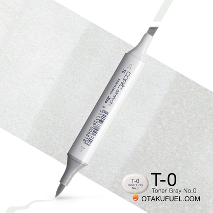 Copic Sketch T0 Toner Gray No. 0 Marker <inline style="float: right; margin-right: 10px; background-color: rgb(236, 237, 239);">&nbsp;&nbsp;&nbsp;&nbsp;&nbsp;&nbsp; </inline>