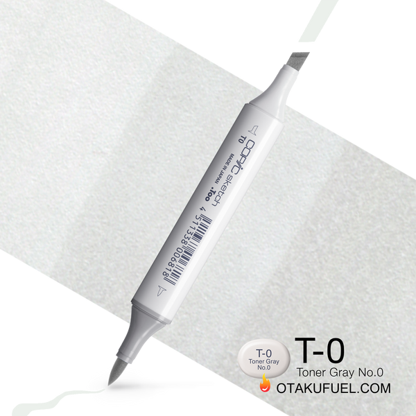 Copic Sketch T0 Toner Gray No. 0 Marker <inline style="float: right; margin-right: 10px; background-color: rgb(236, 237, 239);">&nbsp;&nbsp;&nbsp;&nbsp;&nbsp;&nbsp; </inline>