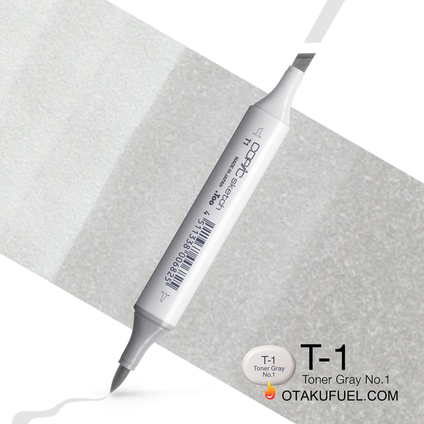Copic Sketch T1 Toner Gray No. 1 Marker <inline style="float: right; margin-right: 10px; background-color: rgb(234, 234, 232);">&nbsp;&nbsp;&nbsp;&nbsp;&nbsp;&nbsp; </inline>