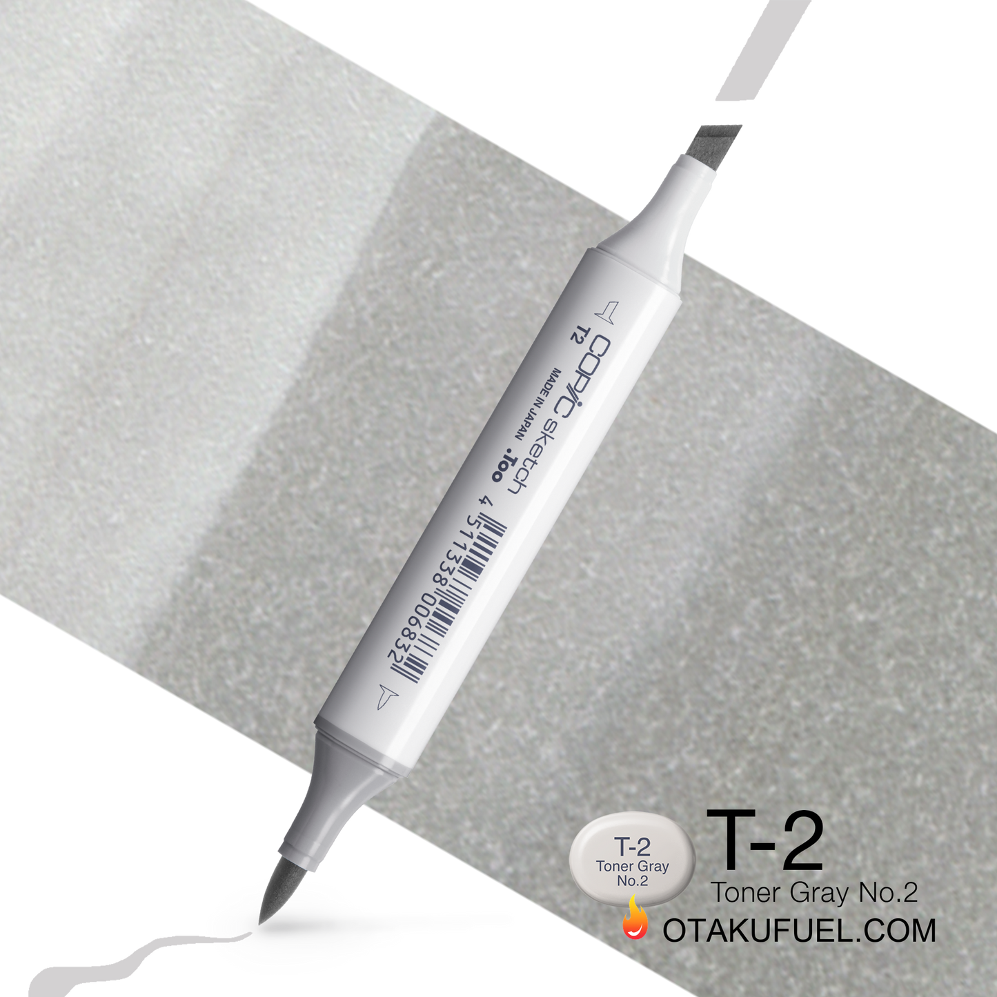 Copic Sketch T2 Toner Gray No. 2 Marker <inline style="float: right; margin-right: 10px; background-color: rgb(223, 225, 220);">&nbsp;&nbsp;&nbsp;&nbsp;&nbsp;&nbsp; </inline>