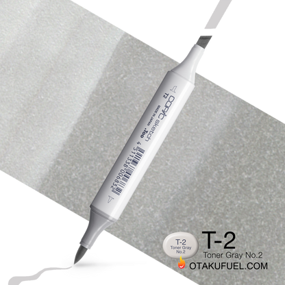 Copic Sketch T2 Toner Gray No. 2 Marker <inline style="float: right; margin-right: 10px; background-color: rgb(223, 225, 220);">&nbsp;&nbsp;&nbsp;&nbsp;&nbsp;&nbsp; </inline>