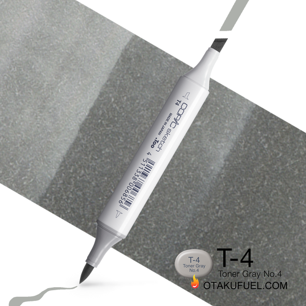 Copic Sketch T4 Toner Gray No. 4 Marker <inline style="float: right; margin-right: 10px; background-color: rgb(188, 187, 183);">&nbsp;&nbsp;&nbsp;&nbsp;&nbsp;&nbsp; </inline>