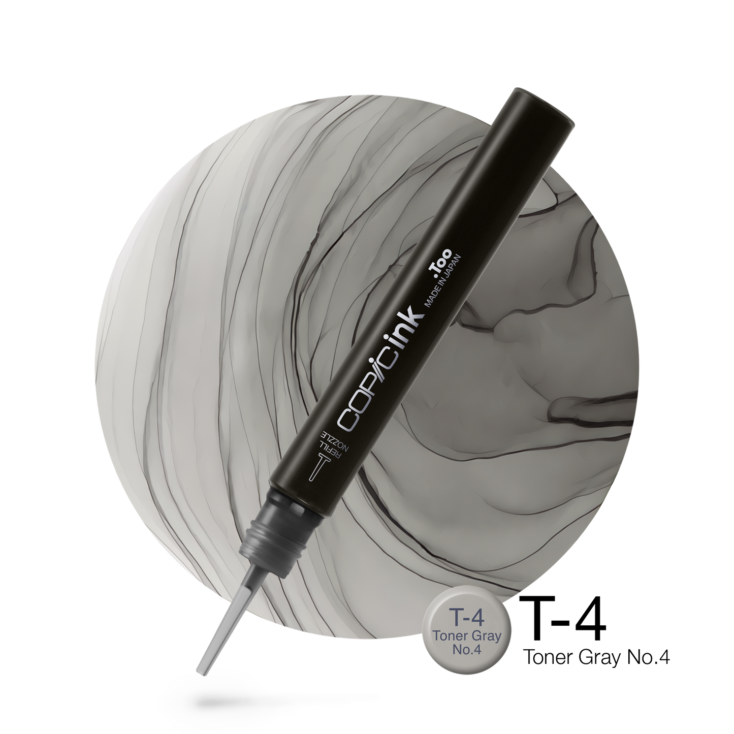 Copic Ink Refill T4 Toner Gray No. 4 <<inline style="float: right; margin-right: 10px; background-color: rgb(209, 210, 204);">&nbsp;&nbsp;&nbsp;&nbsp;&nbsp;&nbsp; </inline>