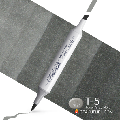 Copic Sketch T5 Toner Gray No. 5 Marker <inline style="float: right; margin-right: 10px; background-color: rgb(167, 166, 162);">&nbsp;&nbsp;&nbsp;&nbsp;&nbsp;&nbsp; </inline>