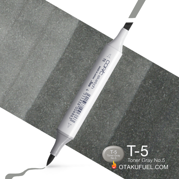 Copic Sketch T5 Toner Gray No. 5 Marker <inline style="float: right; margin-right: 10px; background-color: rgb(167, 166, 162);">&nbsp;&nbsp;&nbsp;&nbsp;&nbsp;&nbsp; </inline>