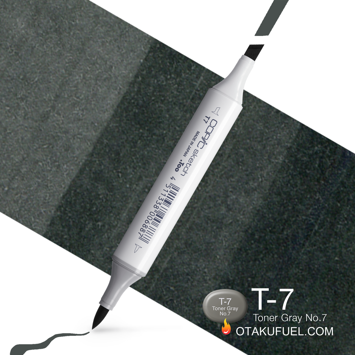 Copic Sketch T7 Toner Gray No. 7 Marker <inline style="float: right; margin-right: 10px; background-color: rgb(120, 119, 117);">&nbsp;&nbsp;&nbsp;&nbsp;&nbsp;&nbsp; </inline>
