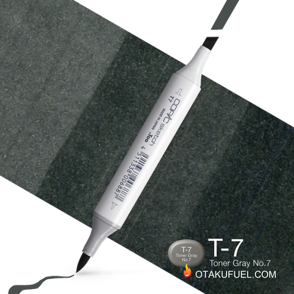 Copic Sketch T7 Toner Gray No. 7 Marker <inline style="float: right; margin-right: 10px; background-color: rgb(120, 119, 117);">&nbsp;&nbsp;&nbsp;&nbsp;&nbsp;&nbsp; </inline>