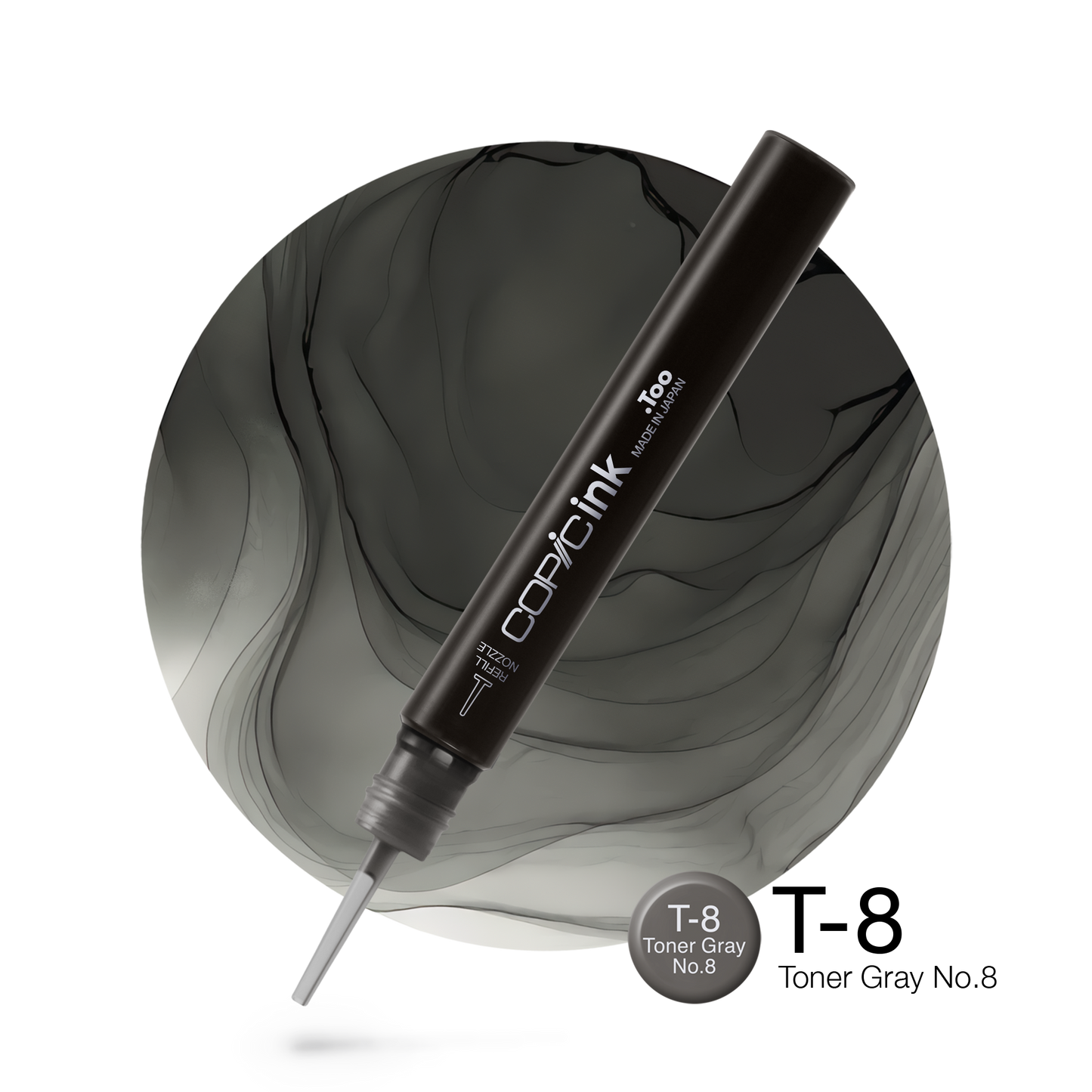 Copic Ink Refill T8 Toner Gray No. 8 <inline style="float: right; margin-right: 10px; background-color: rgb(120, 119, 117);">&nbsp;&nbsp;&nbsp;&nbsp;&nbsp;&nbsp; </inline>