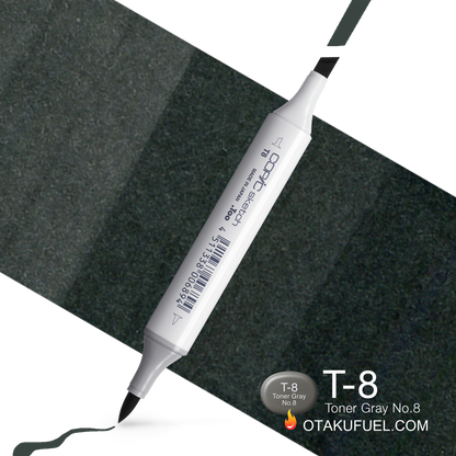 Copic Sketch T8 Toner Gray No. 8 Marker <inline style="float: right; margin-right: 10px; background-color: rgb(99, 98, 96);">&nbsp;&nbsp;&nbsp;&nbsp;&nbsp;&nbsp; </inline>