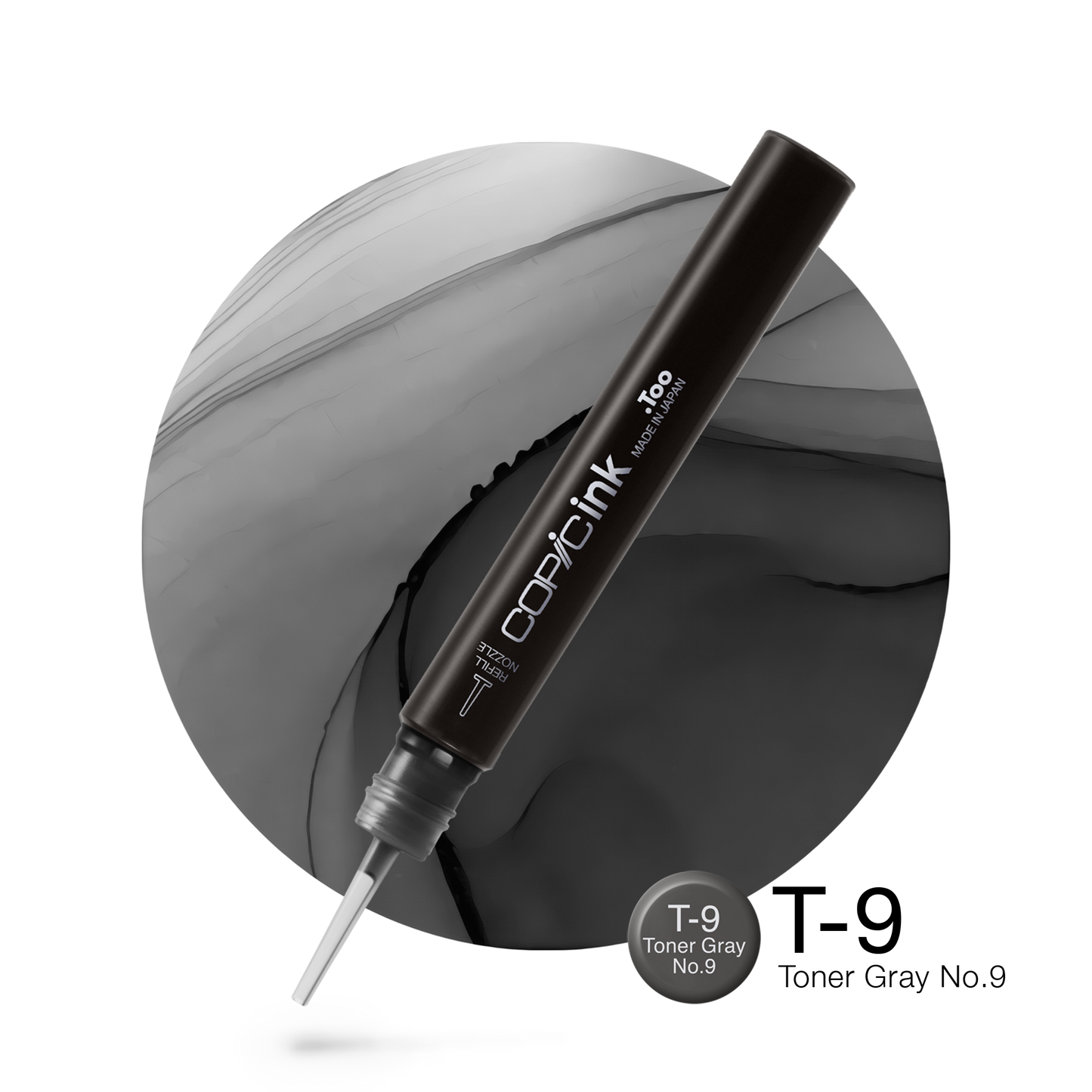 Copic Ink Refill T9 Toner Gray No. 9 <inline style="float: right; margin-right: 10px; background-color: rgb(99, 98, 96);">&nbsp;&nbsp;&nbsp;&nbsp;&nbsp;&nbsp; </inline>