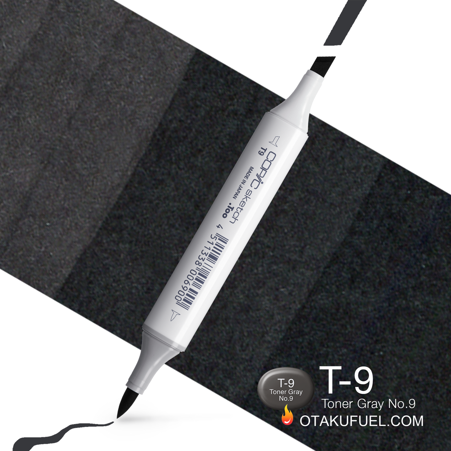 Copic Sketch T9 Toner Gray No. 9 Marker <inline style="float: right; margin-right: 10px; background-color: rgb(77, 76, 74);">&nbsp;&nbsp;&nbsp;&nbsp;&nbsp;&nbsp; </inline>