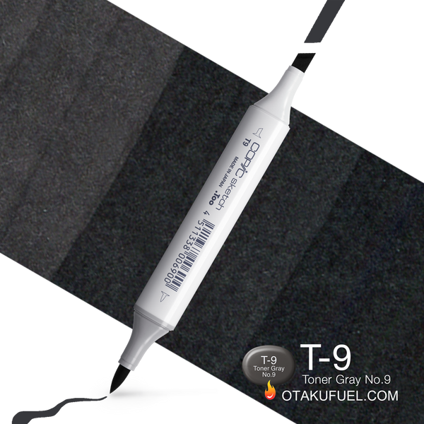Copic Sketch T9 Toner Gray No. 9 Marker <inline style="float: right; margin-right: 10px; background-color: rgb(77, 76, 74);">&nbsp;&nbsp;&nbsp;&nbsp;&nbsp;&nbsp; </inline>