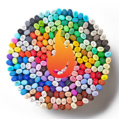 Copic Sketch Marker 358 Color Full Set