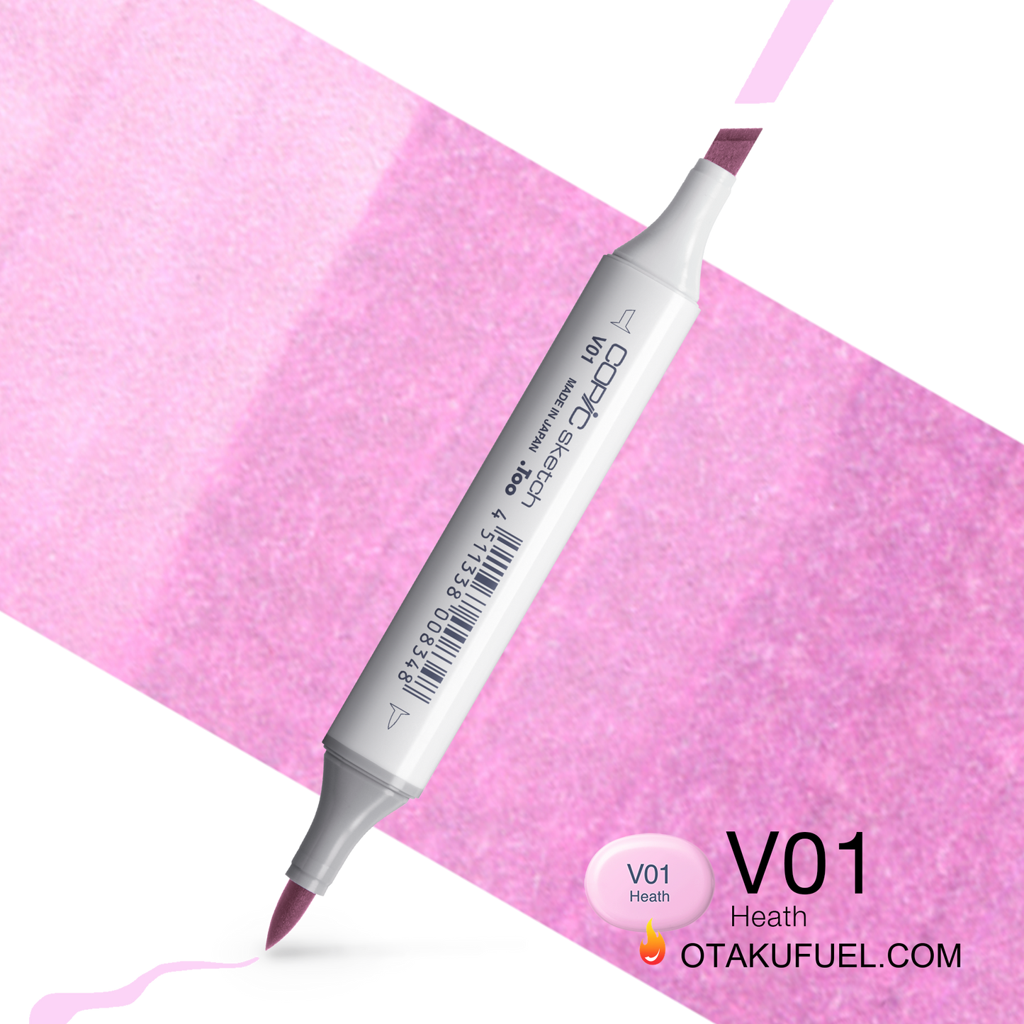 Copic Sketch V01 Heath Marker <inline style="float: right; margin-right: 10px; background-color: rgb(220, 186, 205);">&nbsp;&nbsp;&nbsp;&nbsp;&nbsp;&nbsp; </inline>