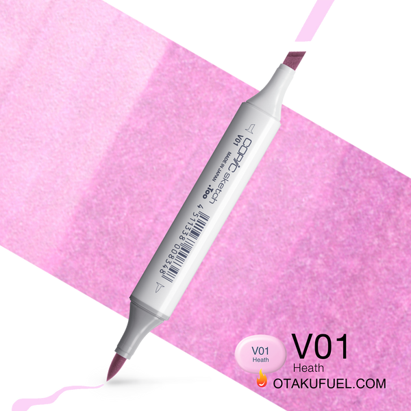 Copic Sketch V01 Heath Marker <inline style="float: right; margin-right: 10px; background-color: rgb(220, 186, 205);">&nbsp;&nbsp;&nbsp;&nbsp;&nbsp;&nbsp; </inline>