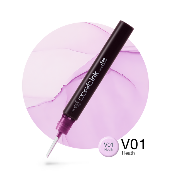 Copic Ink Refill V01 Heath <inline style="float: right; margin-right: 10px; background-color: rgb(220, 186, 205);">&nbsp;&nbsp;&nbsp;&nbsp;&nbsp;&nbsp; </inline>