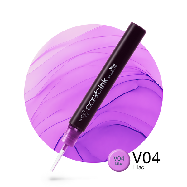 Copic Ink Refill V04 Lilac <inline style="float: right; margin-right: 10px; background-color: rgb(230, 170, 206);">&nbsp;&nbsp;&nbsp;&nbsp;&nbsp;&nbsp; </inline>
