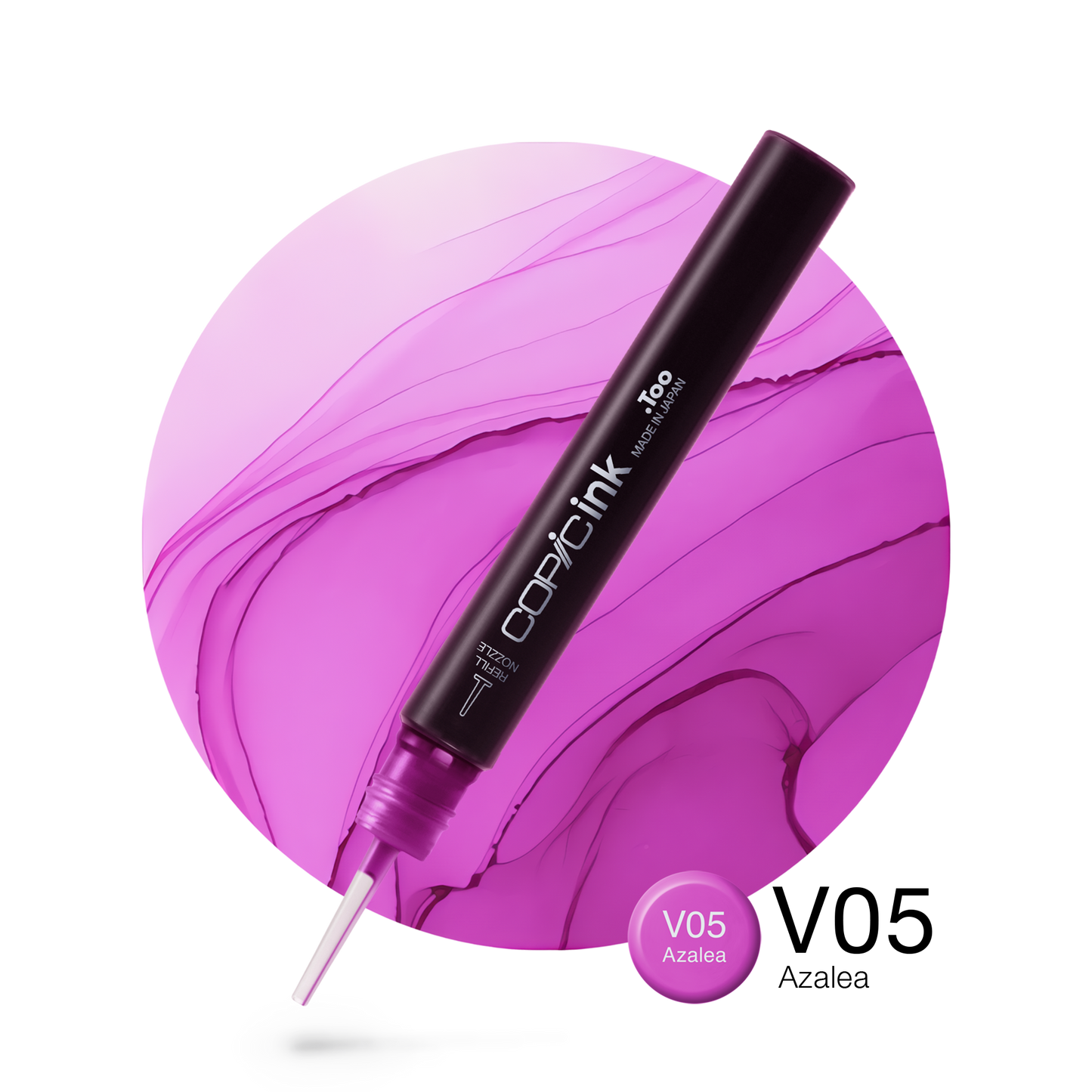 Copic Ink Refill V05 Azalea <inline style="float: right; margin-right: 10px; background-color: rgb(215, 158, 188);">&nbsp;&nbsp;&nbsp;&nbsp;&nbsp;&nbsp; </inline>