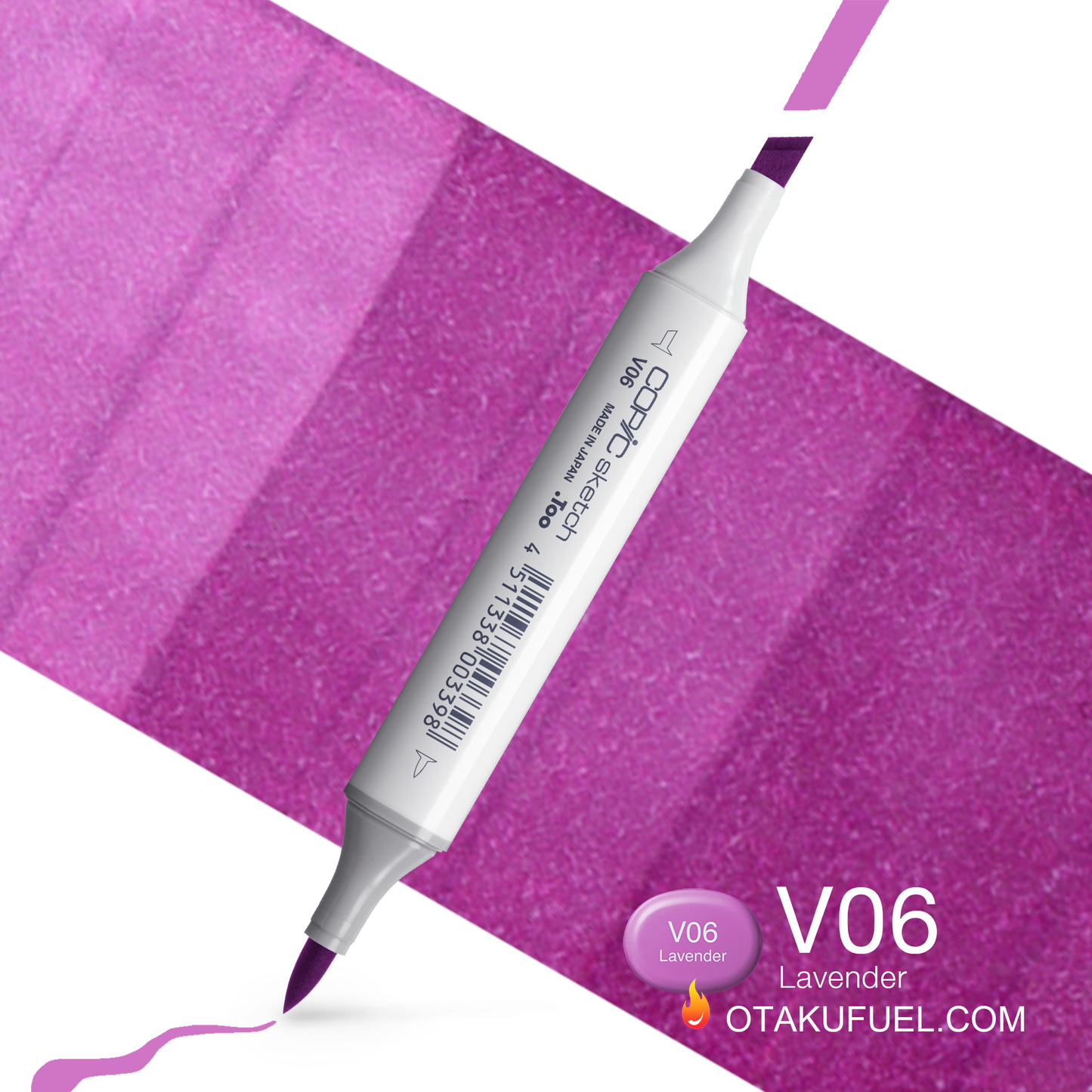 Copic Sketch V06 Lavender Marker <inline style="float: right; margin-right: 10px; background-color: rgb(206, 149, 194);">&nbsp;&nbsp;&nbsp;&nbsp;&nbsp;&nbsp; </inline>