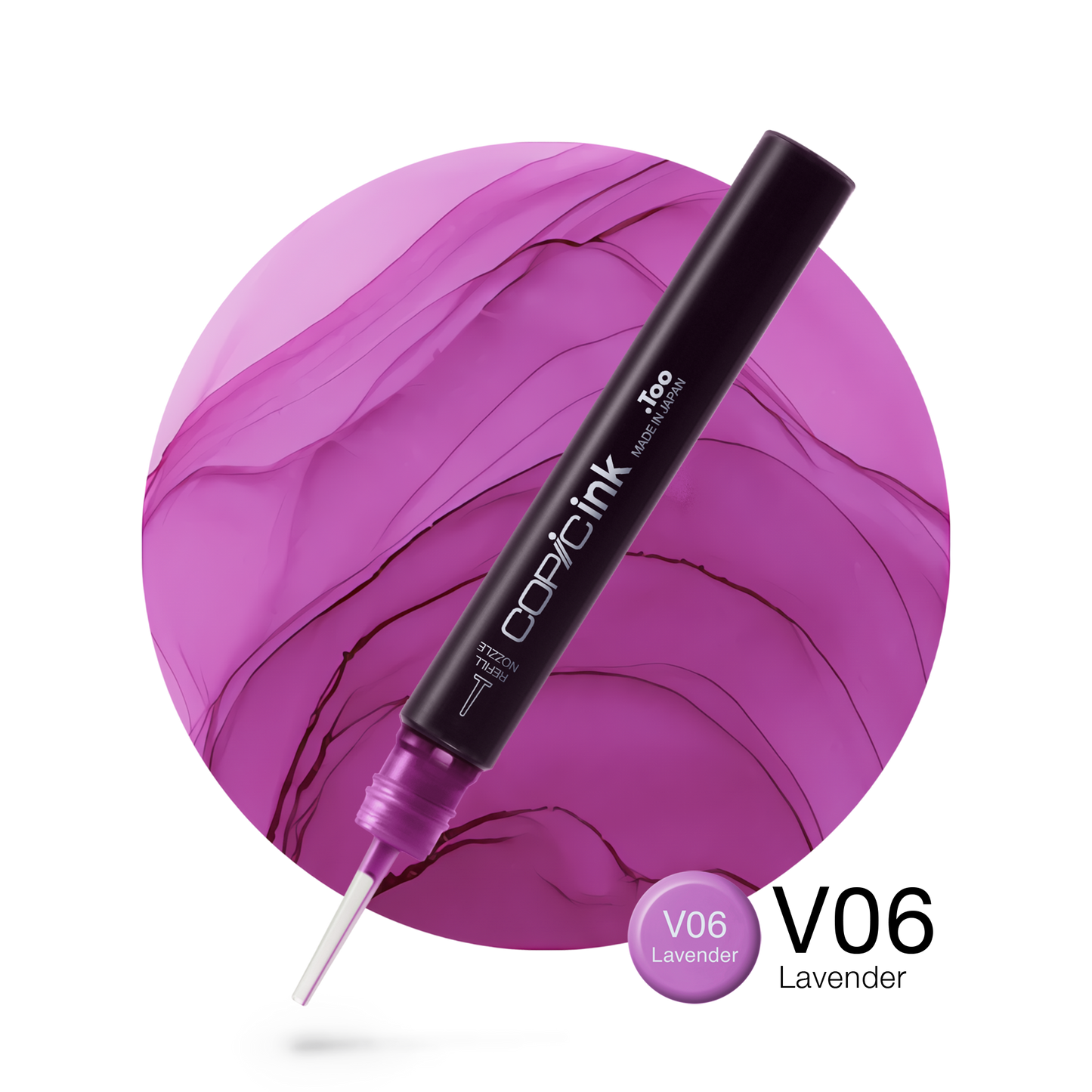 Copic Ink Refill V06 Lavender <inline style="float: right; margin-right: 10px; background-color: rgb(206, 149, 194);">&nbsp;&nbsp;&nbsp;&nbsp;&nbsp;&nbsp; </inline>