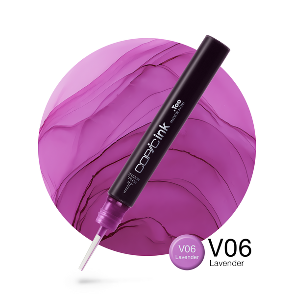 Copic Ink Refill V06 Lavender <inline style="float: right; margin-right: 10px; background-color: rgb(206, 149, 194);">&nbsp;&nbsp;&nbsp;&nbsp;&nbsp;&nbsp; </inline>