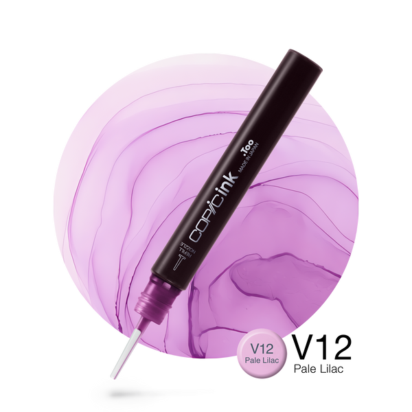 Copic Ink Refill V12 Pale Lilac <inline style="float: right; margin-right: 10px; background-color: rgb(230, 170, 206);">&nbsp;&nbsp;&nbsp;&nbsp;&nbsp;&nbsp; </inline>