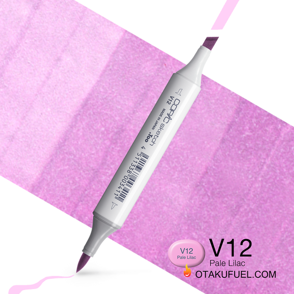 Copic Sketch V12 Pale Lilac Marker <inline style="float: right; margin-right: 10px; background-color: rgb(230, 170, 206);">&nbsp;&nbsp;&nbsp;&nbsp;&nbsp;&nbsp; </inline>