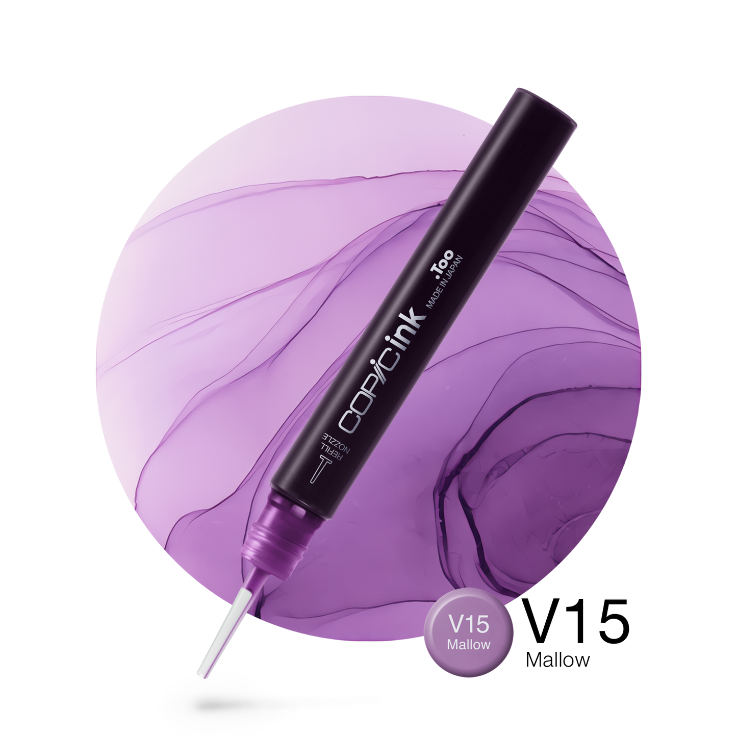 Copic Ink Refill V15 Mallow <inline style="float: right; margin-right: 10px; background-color: rgb(212, 167, 206);">&nbsp;&nbsp;&nbsp;&nbsp;&nbsp;&nbsp; </inline>
