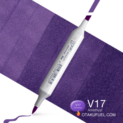Copic Sketch V17 Amethyst Marker <inline style="float: right; margin-right: 10px; background-color: rgb(159, 145, 198);">&nbsp;&nbsp;&nbsp;&nbsp;&nbsp;&nbsp; </inline>