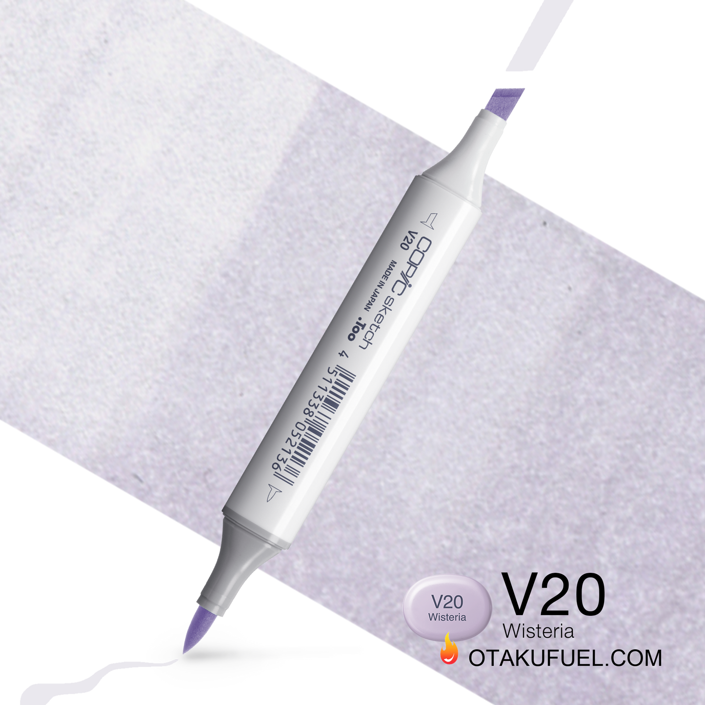 Copic Sketch V20 Wisteria Marker <inline style="float: right; margin-right: 10px; background-color: rgb(212, 211, 228);">&nbsp;&nbsp;&nbsp;&nbsp;&nbsp;&nbsp; </inline>